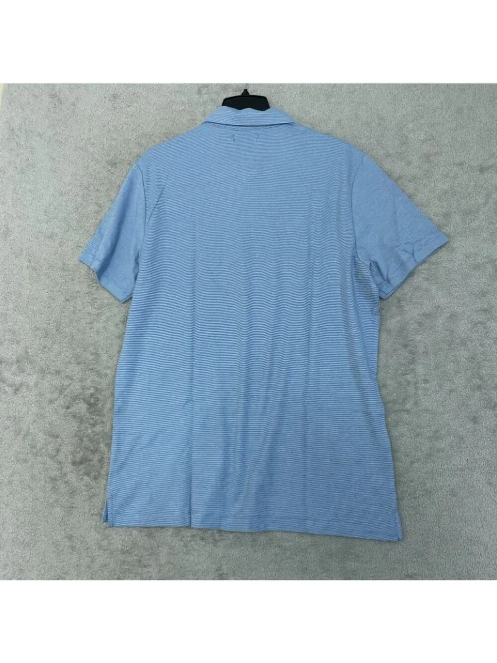 NWT Banana Republic Men's L Blue Polo Shirt Short Sleeve Classic Fit